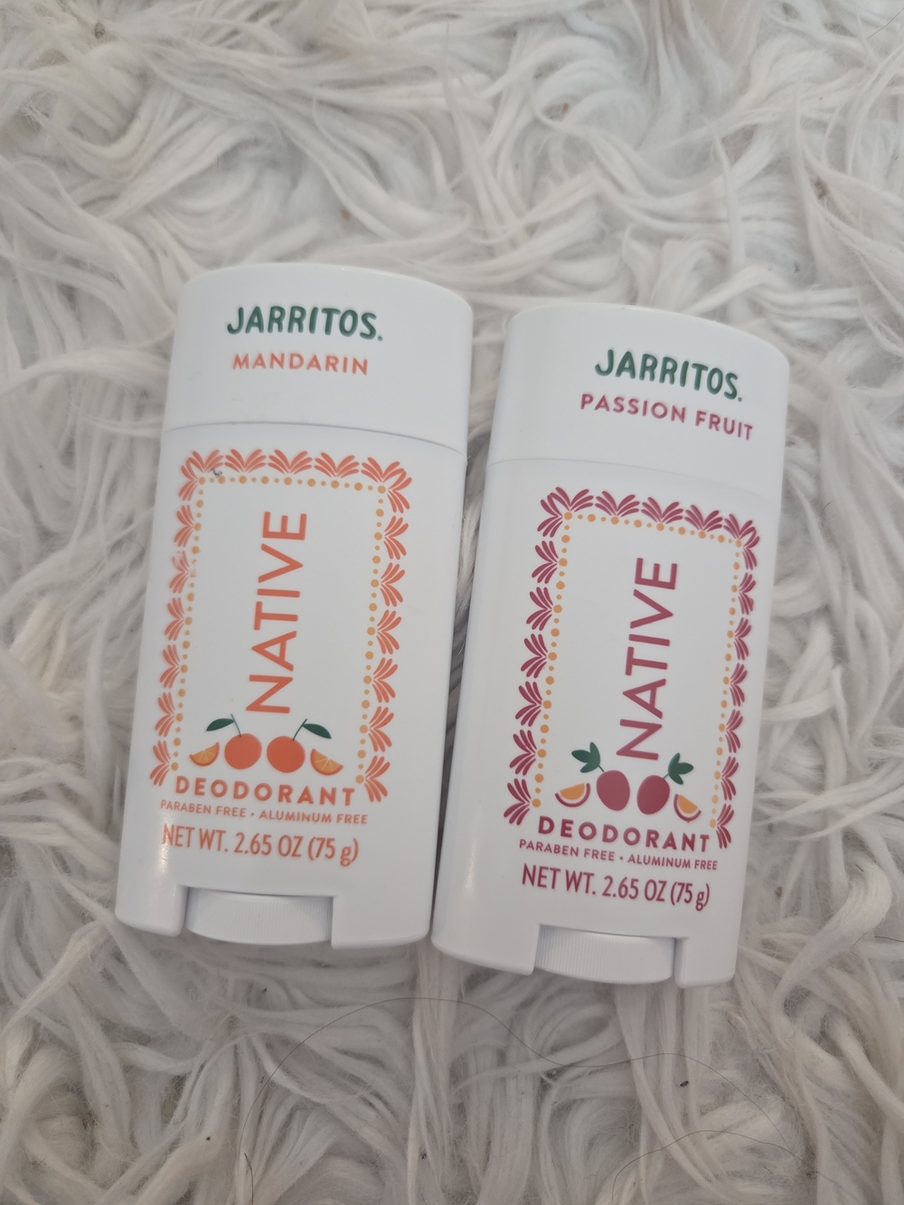 Native x Jarritos 2.65 oz Deodorant 2-Pack : Passion Fruit & Mandarin Orange